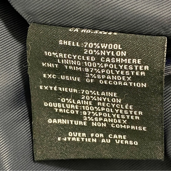 NWOT Cole Haan XXL Wool Coat - Picture 11 of 13